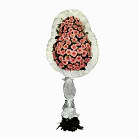 Tek Katlı Pembe Beyaz Düğün Açılış Nikah Çiçeği 