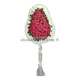 Tek Katlı Pembe Düğün Açılış Nikah Çiçeği 